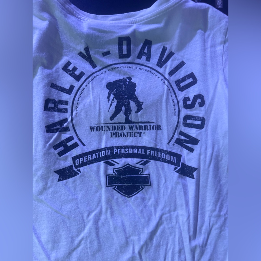 Harley-Davidson White Graphic T-Shirt